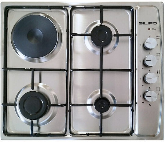 Silifo Gas Over Counter Oven 65lt with Gas & Electric Hobs W59.5cm.