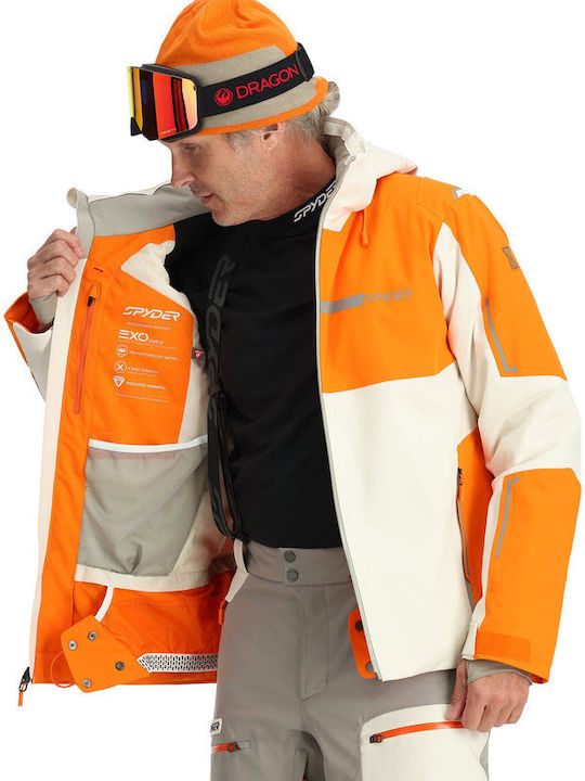 Spyder 38SA075404_OSH Männer Jacke aus für Ski & Snowboard Orange