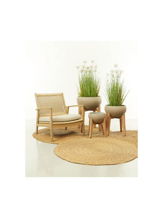InTheBox Teppich Rechteckig Synthetisch,Polyester/Cotton/Leather Natural