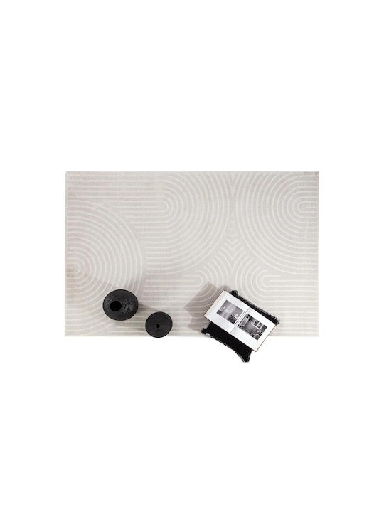 Royal Carpet Organic 565 Teppich Rechteckig Synthetisch,Polyester/Cotton/Leather Cream