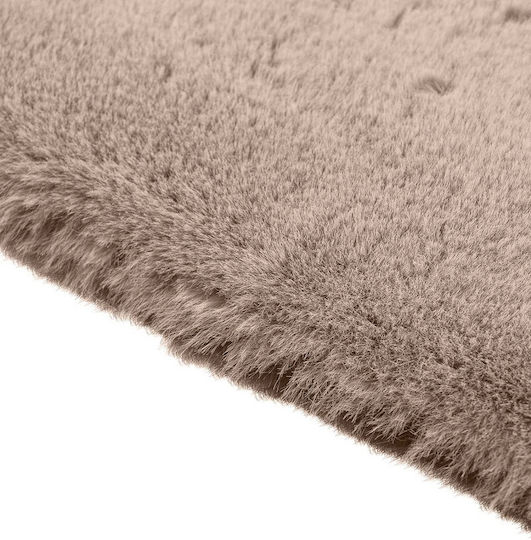Madi Bound Rug Rectangular Beige Animal
