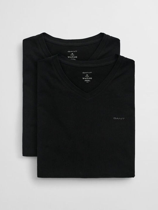 Men's Undershirts Black 2Pack
