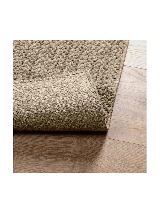 vidaXL Zizur Rug Outdoor Rectangular from Jute Beige
