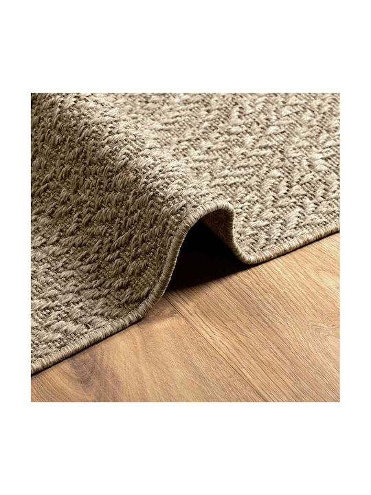 vidaXL Zizur Rug Outdoor Rectangular from Jute Beige
