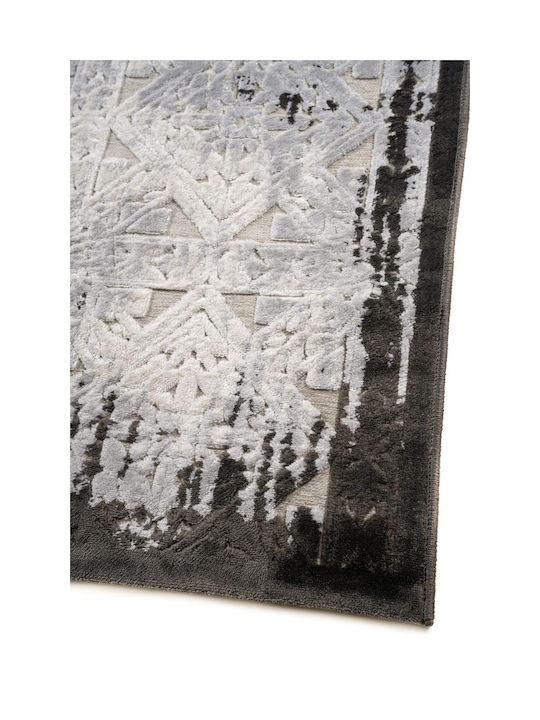 Klonaras Muse 563/ Rug Rectangular Silver Black