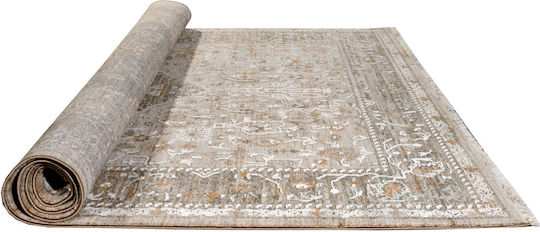 Tzikas Carpets Pera 68872-740 Rug Rectangular with Fringes Beige