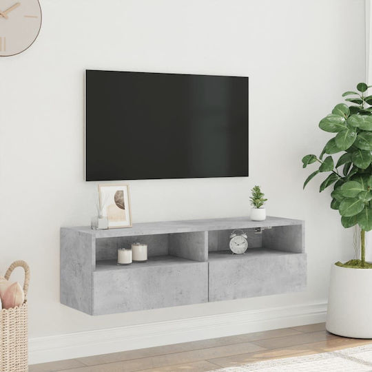 TV Stand Gray 100x30x30cm