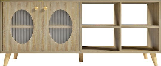 Rillion Stand De Podea Din Melamină În Sonoma 40x50x120 Cm Rillion Stand De Podea Din Melamină În Sonoma 40x50x120 Cm