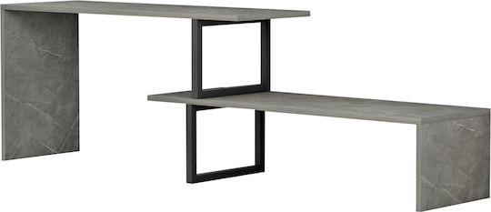 TV Cabinet Supplement Fb98892.11 Melamine Grey Stone Texture 160x30x45cm.