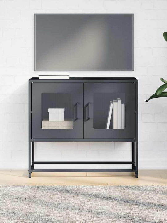 Metal TV Stand Anthracite M68xP39xH60.5cm