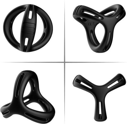 Toyboy Cock Ring Cock Silicon Negru