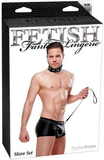 Pipedream Fetish Fantasy Accesoriu BDSM Set de sclavi Masculin în Culoare Negru