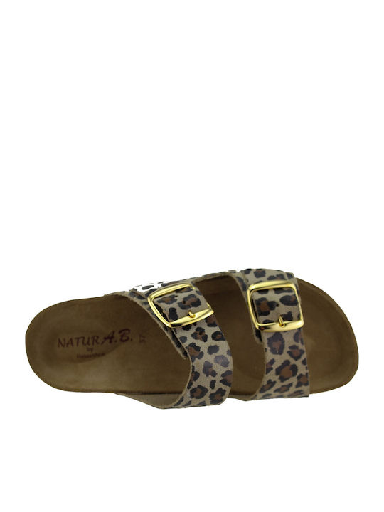 Кожени Дамски Сандали Leopard
