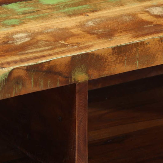 TV Stand from Solid Wood Beige 80x30x19 cm