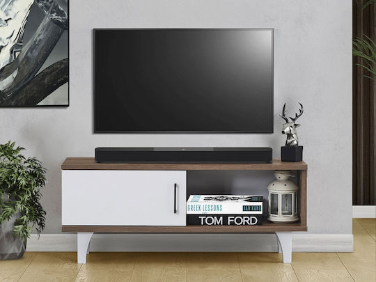 White TV Stand L90xD29.6xH36.5cm