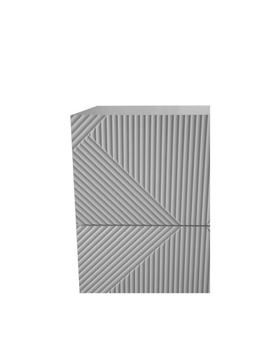 Noptieră Mezza Lemnoasă Alb 55x45x55cm