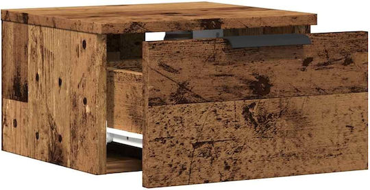 Κομοδίνο Ξύλινο Παλιό ξύλο 34x30x20cm