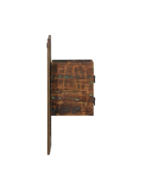 Κομοδίνο από Μασίφ Ξύλο Πολύχρωμο 60x32x80cm