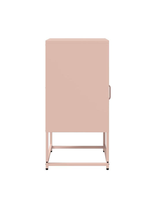 Nachttisch Metall Rosa 36x39x78cm