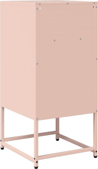 Nachttisch Metall Rosa 36x39x78cm