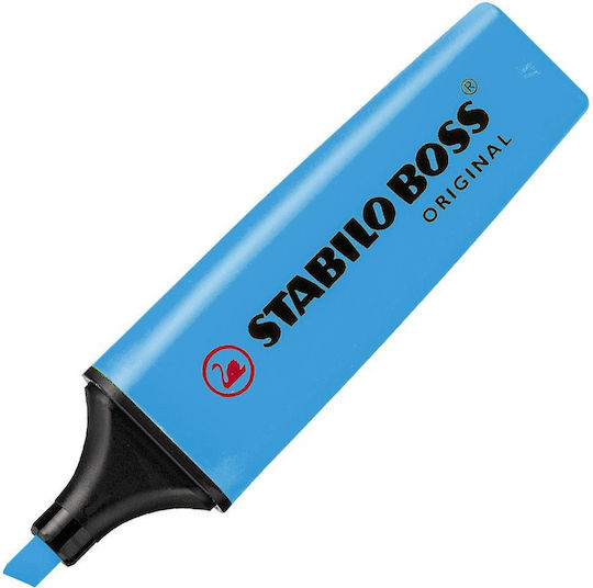 Μαρκαδορος Υπογραμμισεως Stabilo Boss Original 5mm Stabilo 70/24 Μπλε