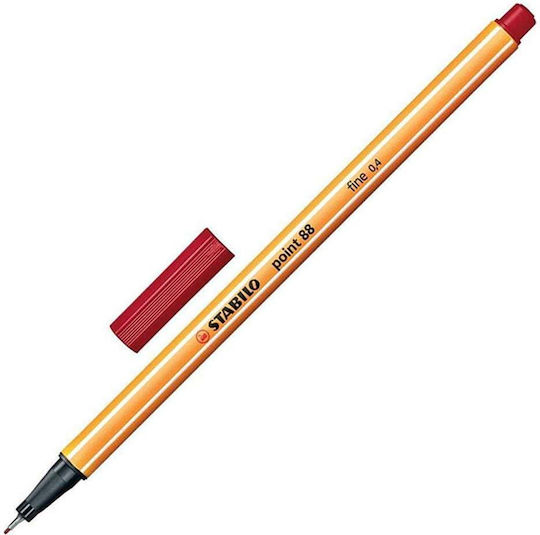 Stabilo Μαρκαδόροι Deep Red (88-50) Σετ 10τμχ