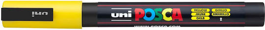 Uni-Ball PC-3M Permanent Marker 1.3mm Yellow