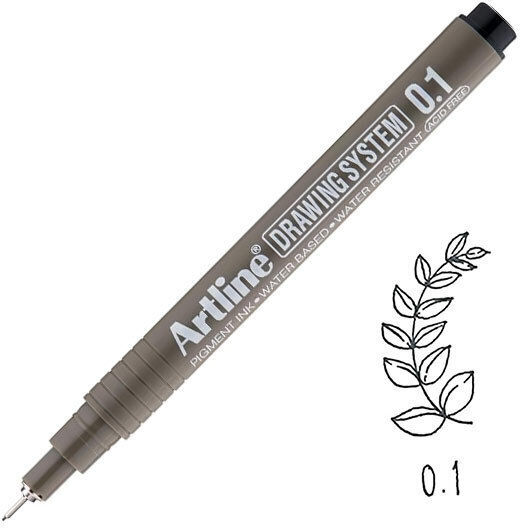 Artline EK-23 Zeichenmarker 0.1mm Schwarz