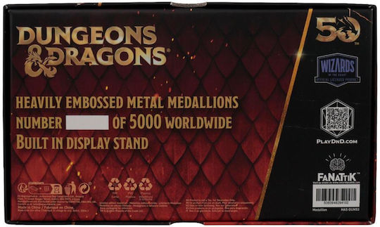 Комплект медальони Dungeons Dragons 50-та годишнина Beholder Twin Edition