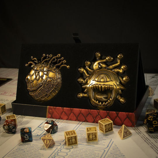 Комплект медальони Dungeons Dragons 50-та годишнина Beholder Twin Edition