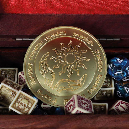 Dungeons&Dragons 24k златен платинен медальон