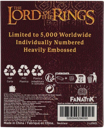 Herr der Ringe Ein Ring Halskette Limitierte Auflage