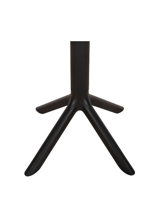 Terrin Outdoor Bar Free Standing Polypropylene Table Natural 70x70x75cm