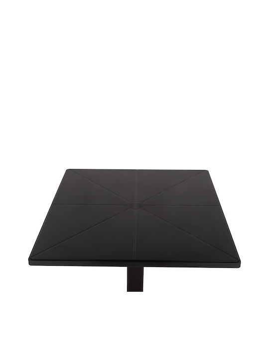 Terrin Outdoor Bar Free Standing Polypropylene Table Natural 70x70x75cm