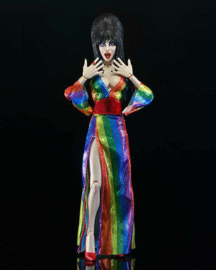 Neca Elvira Mistress Of The Dark Over The Rainbow Elvira Action Figure Height 20cm in Scale 1:10