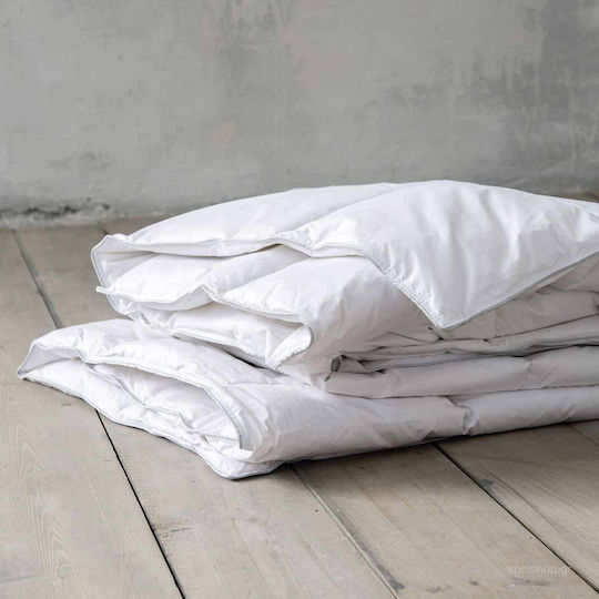 Nima Πάπλωμα Υπέρδιπλο Πουπουλένιο 240x220εκ. Basics Λευκό 580 GSM 11.5 togs
