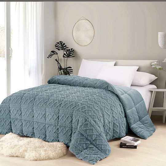 Melinen Комбинирано одеяло с Пълнеж Hollowfiber Куинсайз 220x240бр Петрол 750 г/м²Gsm