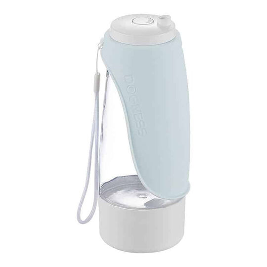 Dogness Water Plastic Bottle Food & Water for Dog & Cat with Base 438ml in Blue Color