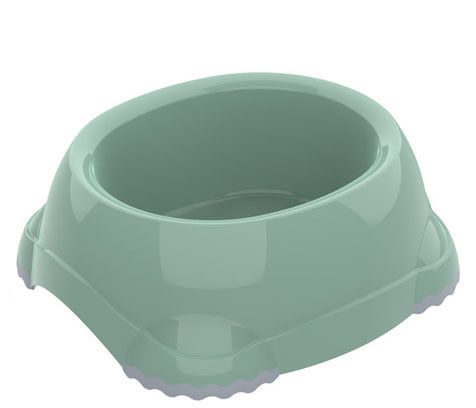 Pet Camelot 6101 Plastic Bowl Food for Dog & Cat 210ml in Green Color