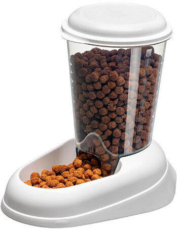 Ferplast Zenith Automatic Plastic Food Bowl with Container for Dog & Cat 3lt 29.2x20.2x28.8cm