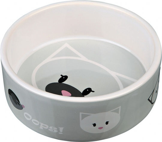 Trixie Keramik Schalen Futter & Wasser für Hund & Katze 300ml 12cm in Rosa Farbe