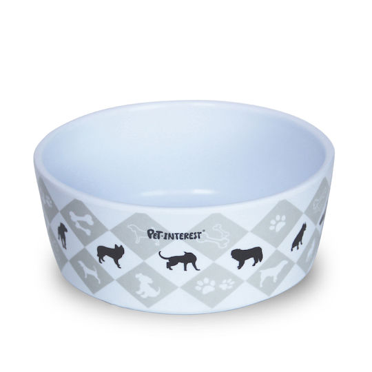Pet Interest Deluxe Plastic Food and Water Bowl for Dog and Cat 500ml
