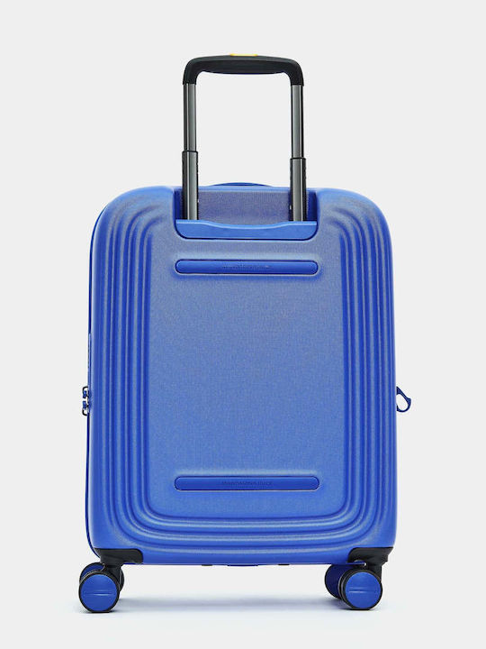 Mandarina Duck Logoduck Large Hard Suitcase Blue Royal with 4 Wheels Height 75cm