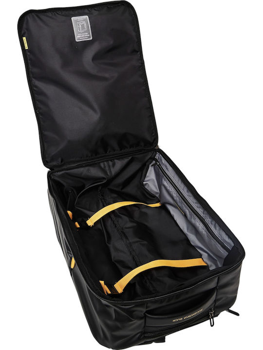 Mandarina Duck Kabinenreisekoffer Weichschalen Black mit 4 Räder Höhe 52cm P10OSV06-651