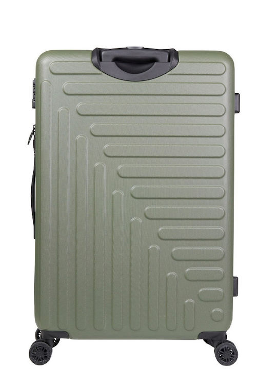 CAT Rockford Medium Hard Khaki Travel Suitcase with 4 Wheels Height 67.5cm
