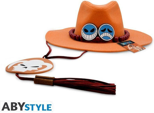 One Piece Carnival Orange Plastic Hat