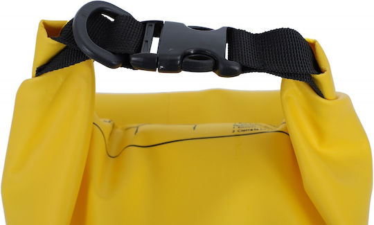 Waterproof Drybag Backpack Tecos 5 L Capacity Yellow Outdoor Activities