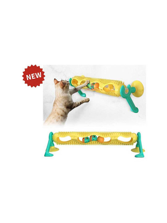 Pet Interest Track Climbing Frame Cat Toy Ball with Catnip