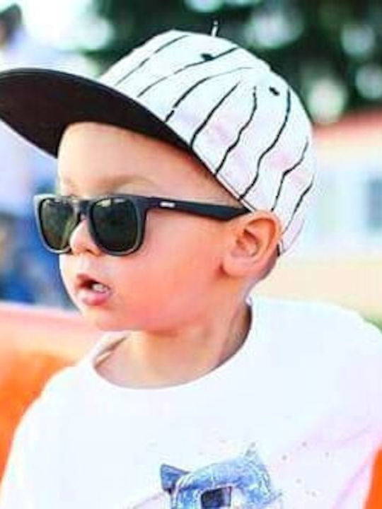 iTooTi Classic Unbreakable Rectangle Baby Sunglasses with Polarized Lens Black for 6-36 Months
