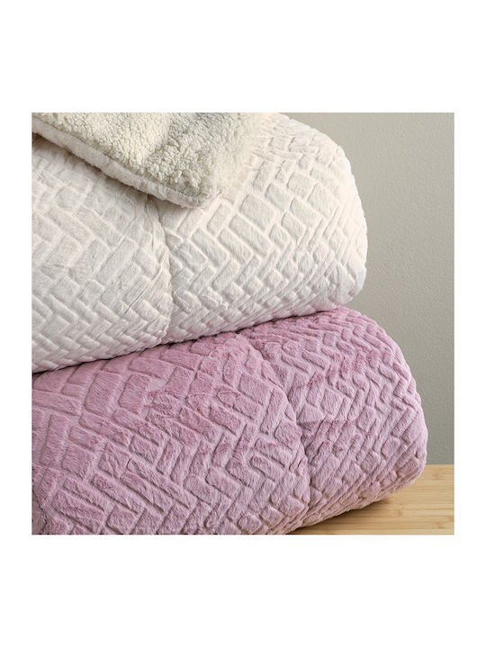 Palamaiki Bettbezug Einzelbett 160x220cm Mozza Mov 720Gsm